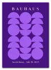 Bauhaus Circles Purple Plakat Bauhaus Circles Purple Plakat