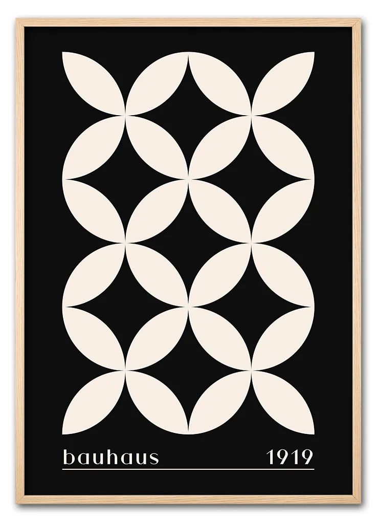 Bauhaus Cross Pattern – Black Edition Eg Bauhaus Cross Pattern – Black Edition Eg