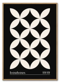 Bauhaus Cross Pattern – Black Edition Massiv Eg