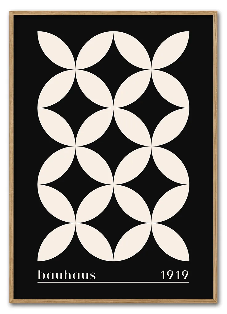 Bauhaus Cross Pattern – Black Edition Massiv Eg Bauhaus Cross Pattern – Black Edition Massiv Eg