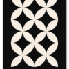 Bauhaus Cross Pattern – Black Edition Plakat