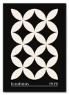 Bauhaus Cross Pattern – Black Edition Plakat Bauhaus Cross Pattern – Black Edition Plakat