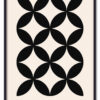 Bauhaus Cross Pattern – Classic Black Sort