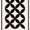 Bauhaus Cross Pattern – Classic Black Sort