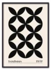 Bauhaus Cross Pattern – Classic Black Sort