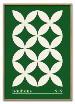 Bauhaus Cross Pattern – Green Edition Massiv Eg