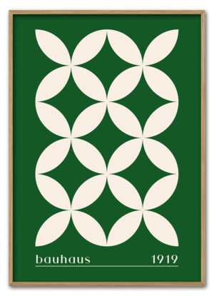 Bauhaus Cross Pattern – Green Edition Massiv Eg