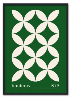 Bauhaus Cross Pattern – Green Edition Sort