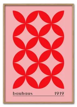 Bauhaus Cross Pattern – Red Edition Massiv Eg