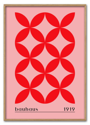 Bauhaus Cross Pattern – Red Edition Massiv Eg