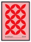 Bauhaus Cross Pattern – Red Edition Sort