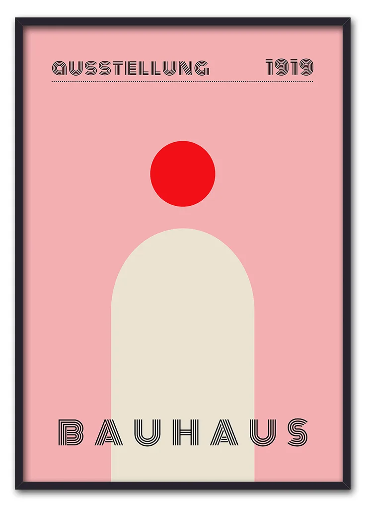 Bauhaus Form Study – 1919 Sort