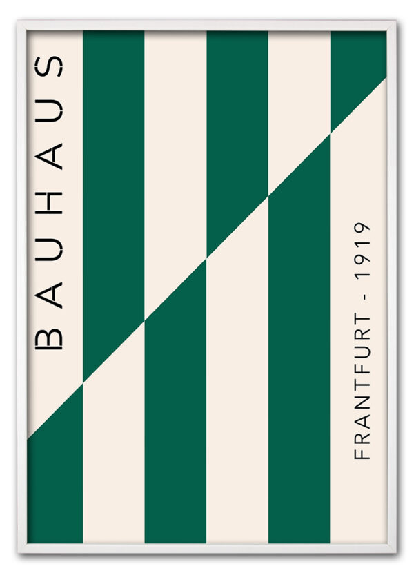 Bauhaus Frankfurt Lines – Green Edition Hvid