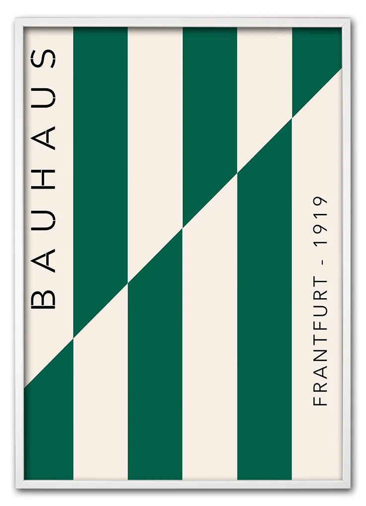 Bauhaus Frankfurt Lines – Green Edition Hvid Bauhaus Frankfurt Lines – Green Edition Hvid
