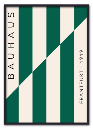Bauhaus Frankfurt Lines – Green Edition Sort