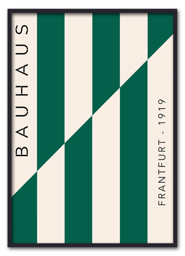 Bauhaus Frankfurt Lines – Green Edition Sort