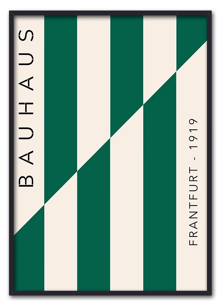 Bauhaus Frankfurt Lines – Green Edition Sort Bauhaus Frankfurt Lines – Green Edition Sort