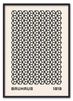 Bauhaus Geometric Mesh Sort