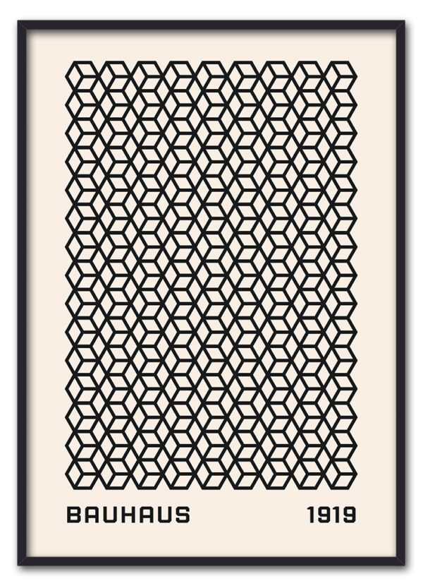 Bauhaus Geometric Mesh Sort
