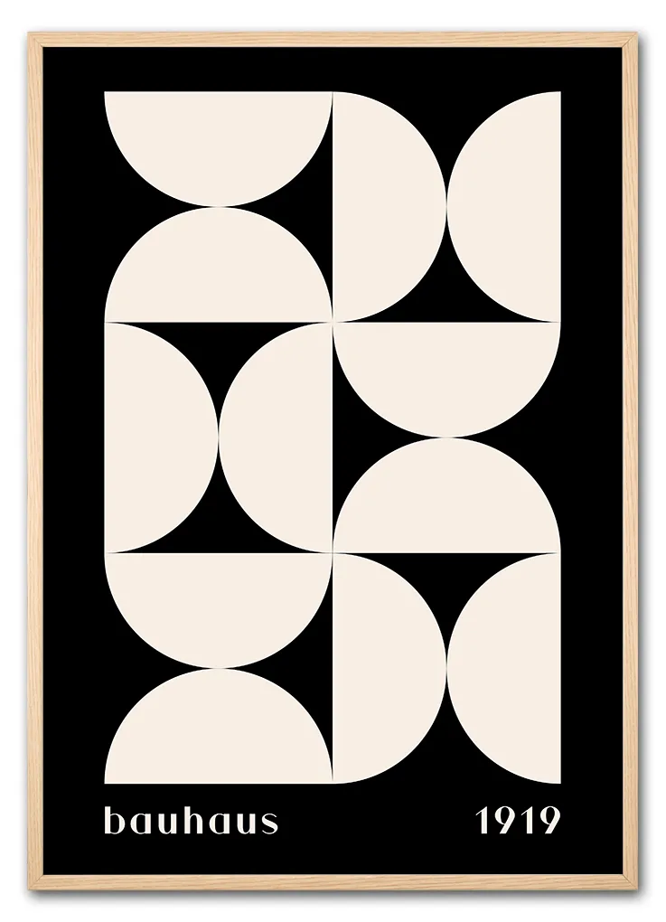 Bauhaus Pattern Grid – Black Edition Eg