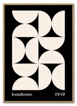 Bauhaus Pattern Grid – Black Edition Massiv Eg