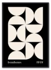 Bauhaus Pattern Grid – Black Edition Sort Bauhaus Pattern Grid – Black Edition Sort