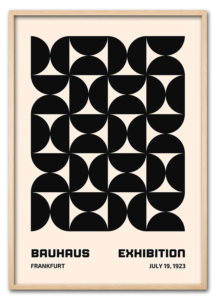 Bauhaus Pattern Grid – Black Eg Bauhaus Pattern Grid – Black Eg