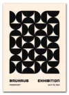 Bauhaus Pattern Grid – Black Plakat Bauhaus Pattern Grid – Black Plakat