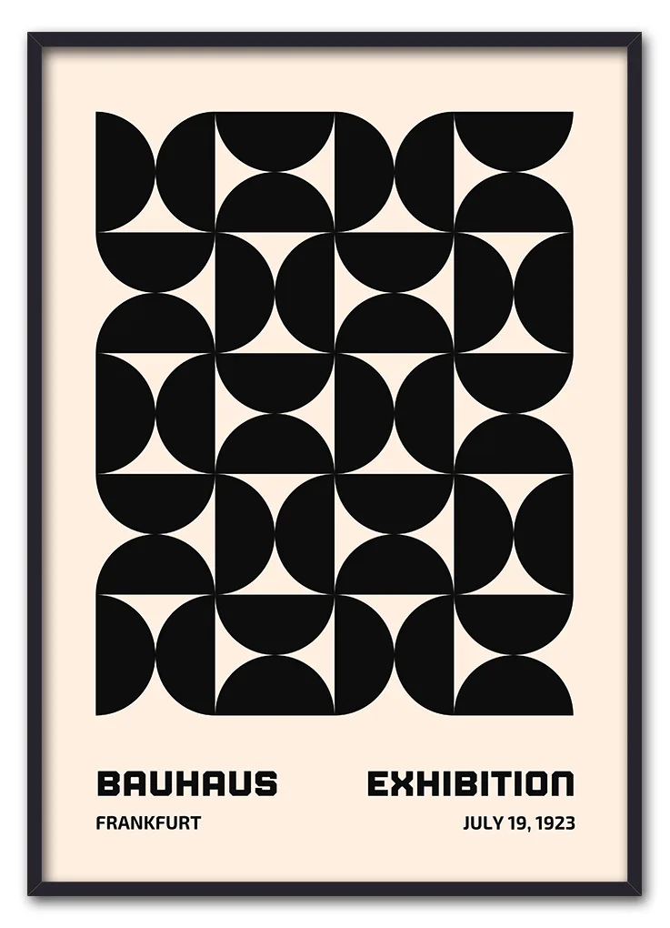 Bauhaus Pattern Grid – Black Sort Bauhaus Pattern Grid – Black Sort