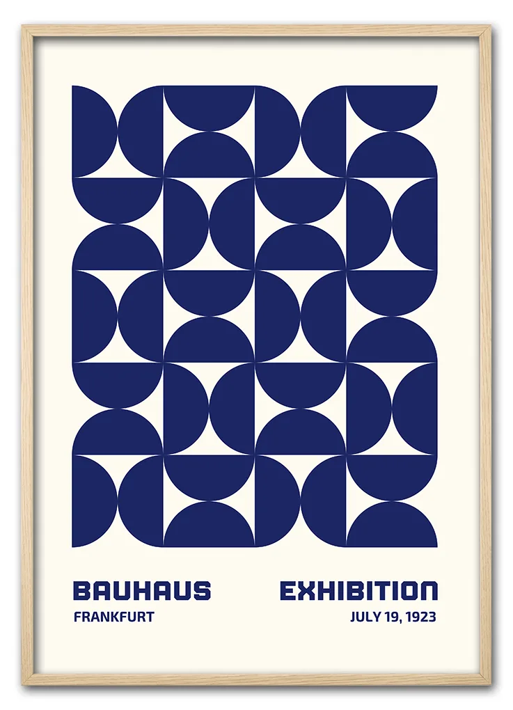 Bauhaus Repeats No. 01 – Blue Eg Bauhaus Repeats No. 01 – Blue Eg