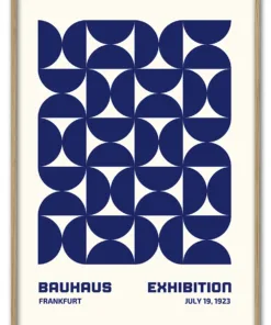 Bauhaus Repeats No. 01 – Blue Massiv Eg