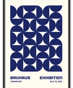 Bauhaus Repeats No. 01 – Blue Sort