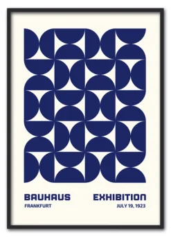 Bauhaus Repeats No. 01 – Blue Sort
