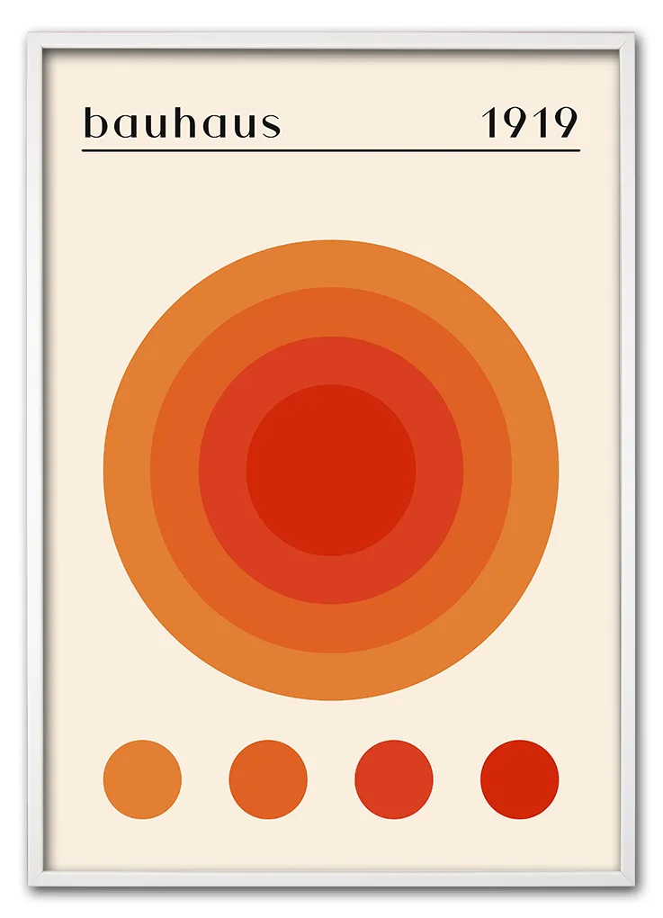 Bauhaus Spectrum Orange Hvid Bauhaus Spectrum Orange Hvid