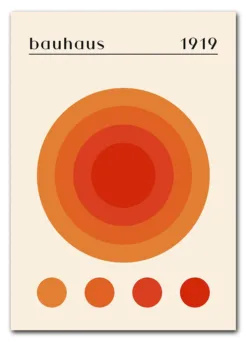 Bauhaus Spectrum Orange Plakat