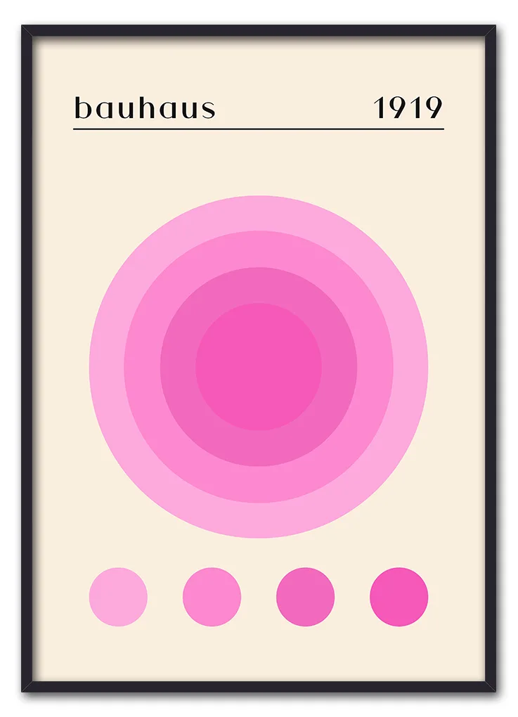 Bauhaus Spectrum Pink Sort