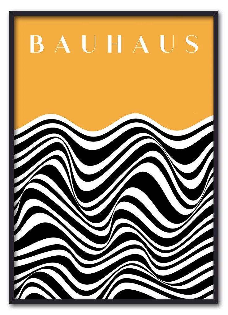 Bauhaus Waveform No. 01 – Mustard Sort
