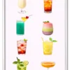 Colorful Cocktails Hvid