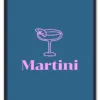 Martini in Blue Sort
