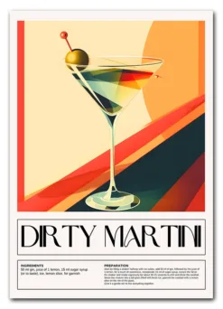 Bar Icons – Dirty Martini