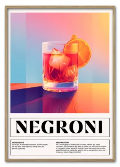 Bar Icons – Negroni