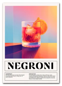 Bar Icons – Negroni