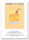 Bar-Recipes-–-Amaretto-Sour-Plakat
