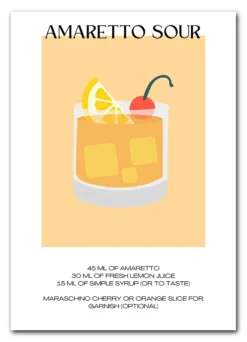 Bar Recipes – Amaretto Sour