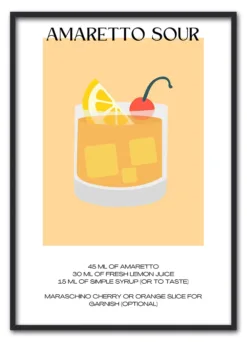 Alternative view of Bar Recipes – Amaretto Sour