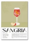 Peach-Sangria-Plakat