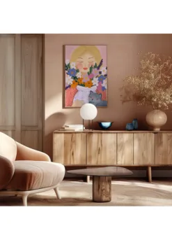 Alternative view of A Girl and her Cat