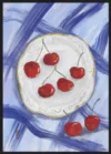 A Plate of Cherries Food Painting_Sort