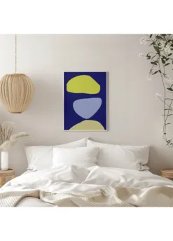 Alternative view of Abstract Forms Blue and yellow