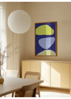 Alternative view of Abstract Forms Blue and yellow